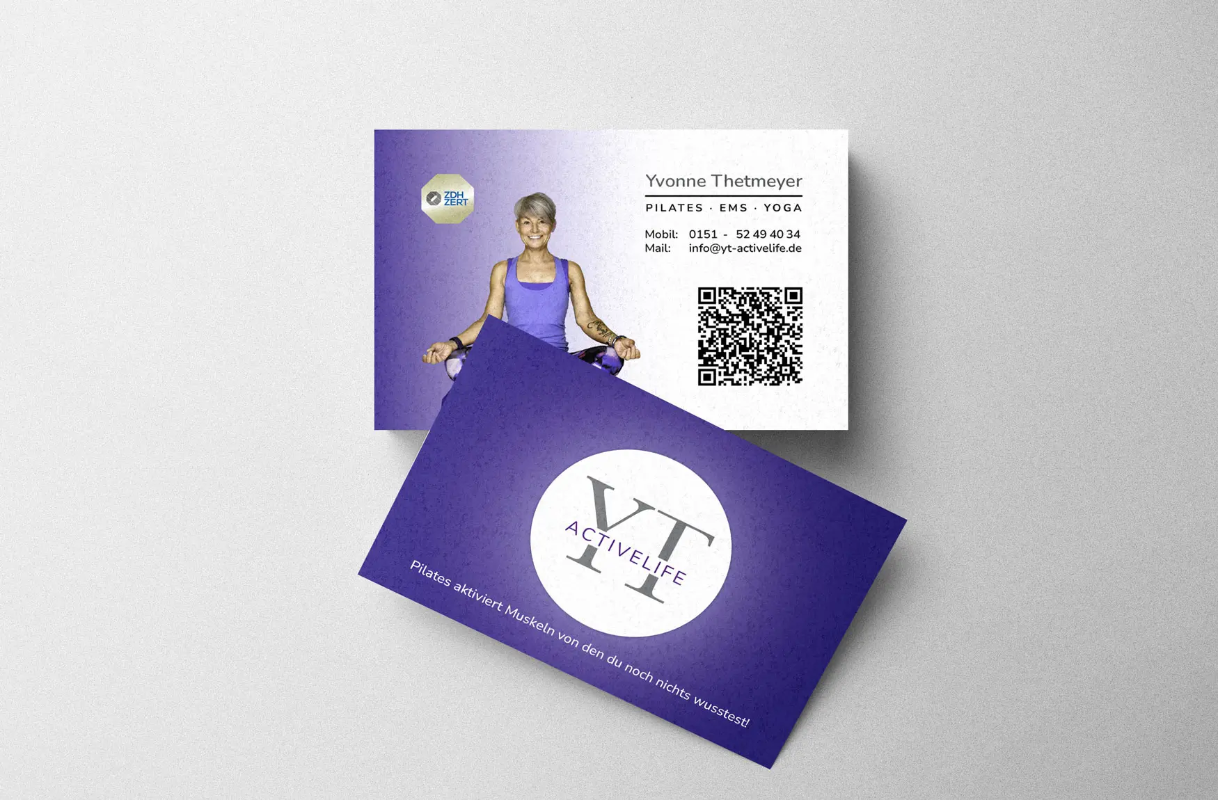 Start 13 Visitenkarten: YT Activelife
