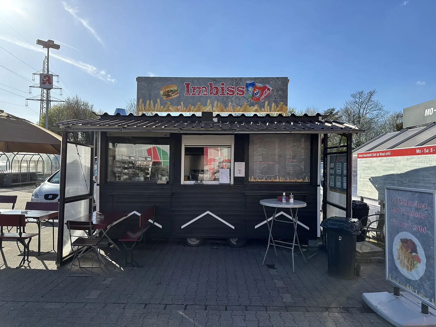 Start 18 Beschriftung & Schild: Imbiss am Toom